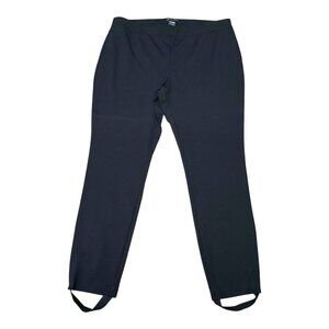 New York & Company Stretch XL Black Stirrup Pants Comfort Casual Business
